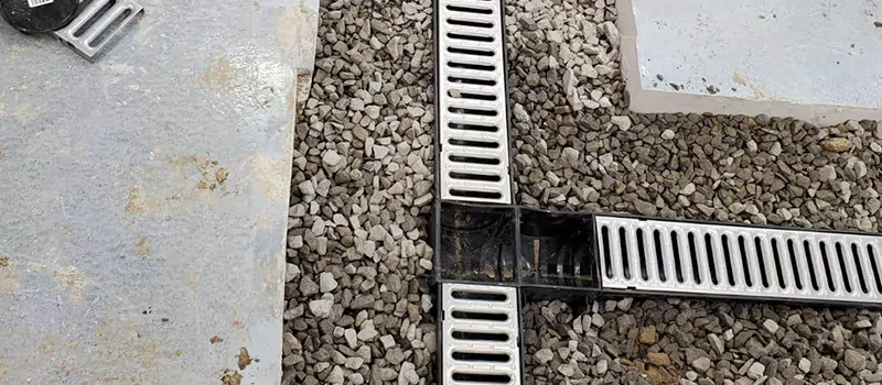 Storm Water Trench Drain Repair in Kensington Market, Toronto